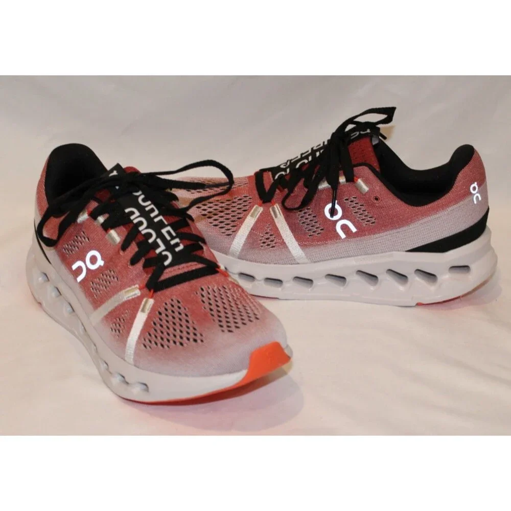 NIB ON CLOUD WOMEN'S CLOUDSURFER TRAIL ATHLETIC SNEAKERS SZ 8 AUBURN FROST